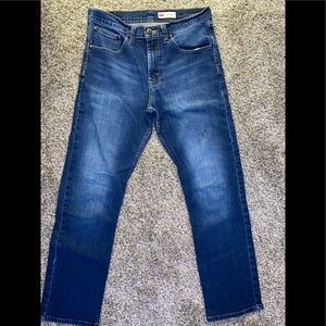 Mens Size 32 Wrangler Slim Straight Jeans